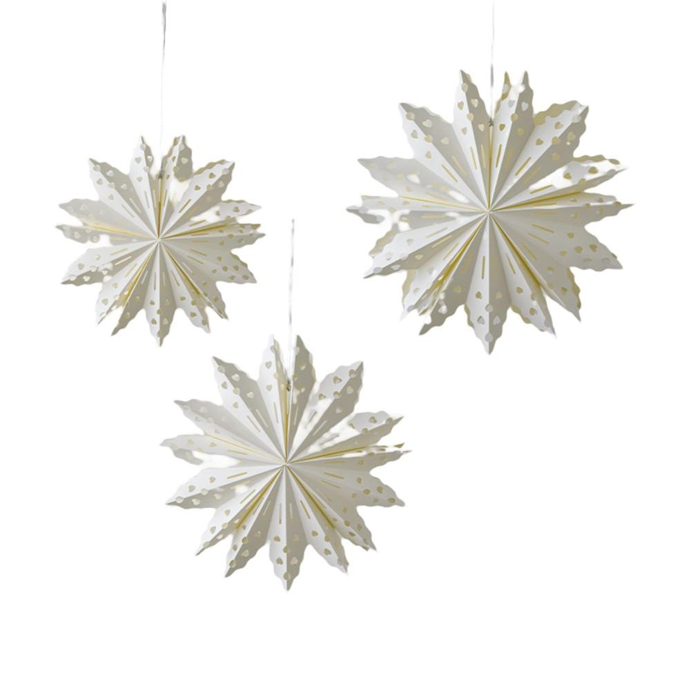 3D Snowflake Ornaments Christmas Hanging Decorations
