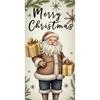 Cartoon Santa Claus Door Cover Christmas Outdoor Decoration Home Door Lining 2024 Xmas Ornament 2025 New Year Party Home Banner
