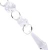30PCS Acrylic Transparent Small Clear Crystal Strands Gems Bead Curtain for Light Pendant Wedding Home Decoration