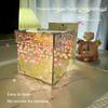 Blossom Box Tulips, Lampara De Tulipanes Infinitos, Tulip Lamp, Tulip Mirror Lamp, Tulipanes En Cajita De Cristal, Suitable for Bedroom, Living Room,