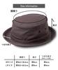 Nakota Req Hatter Cotton Pork Pie and Simple Cotton Hand Size M Gray Hat, Men's Women's, Design, Washable, Casual, Travel, Outdoor, (Head