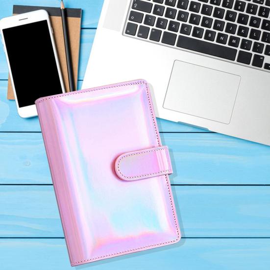 Money Saving Binder with Spending Budget Sheet Money Envelopes Hidden Compartments PVC Waterproof A6 Budget Binder Budget Planner Book