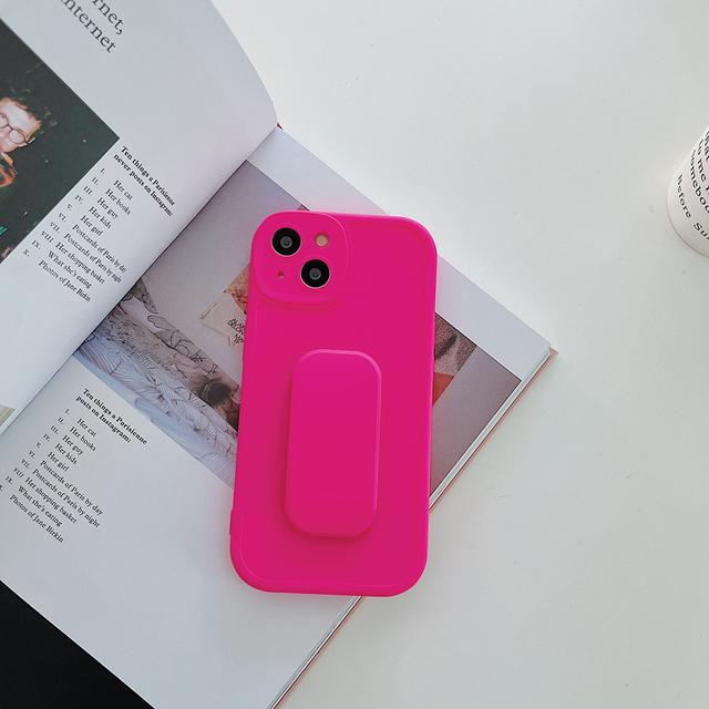 

Неоновый флуоресцентный цветной чехол-подставка для телефона для Iphone 13 12 11 Pro Xr X Xs Max Роскошный милый милый мягкий чехол на заднюю панель For iPhone 13