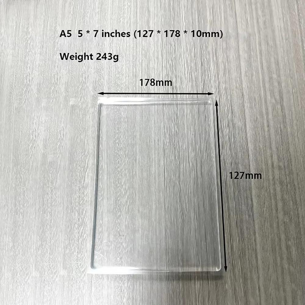 Placă cu gel transparentă Gel reutilizabil Arts Placă transparentă Nouă placă de imprimare cu gel Materiale pentru imprimare