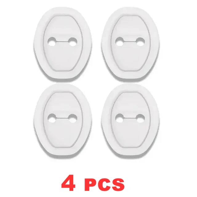 Car Door Lock Buffer Shock Absorber Silicone Cushion Universal Car Door Closing Sound Deadener Damper Antirust Protective Covers Interior Mirrors 6