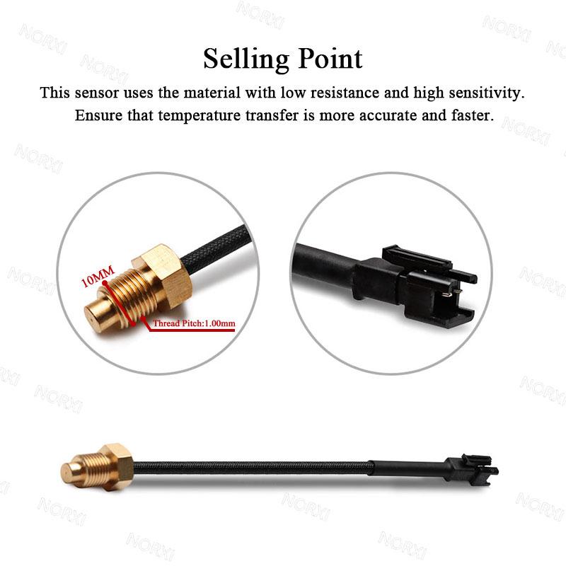 medidor de temperatura nmax 3 in one oil temperature sensor norxi mini square digital instrument for nmax125 universal