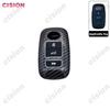 Carbon Fiber Remote Car Key Fob Cover Case Shell Holder Protector For Toyota Yaris Ativ Raize Veloz Avanza Rush Perodua Daihatsu