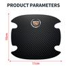 4Pcs Carbon Fiber Car Door Bowl Handle Anti-Scratches Sticker for Cadillac ATS BLS CT4 CT6 CTS ESCALADE STS XLR XT4 XT5 XTS SLS