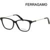 Salvatore Ferragamo Eyeglass Frames SF2851 001 Men's & Women's Square Horn-rimmed Glasses