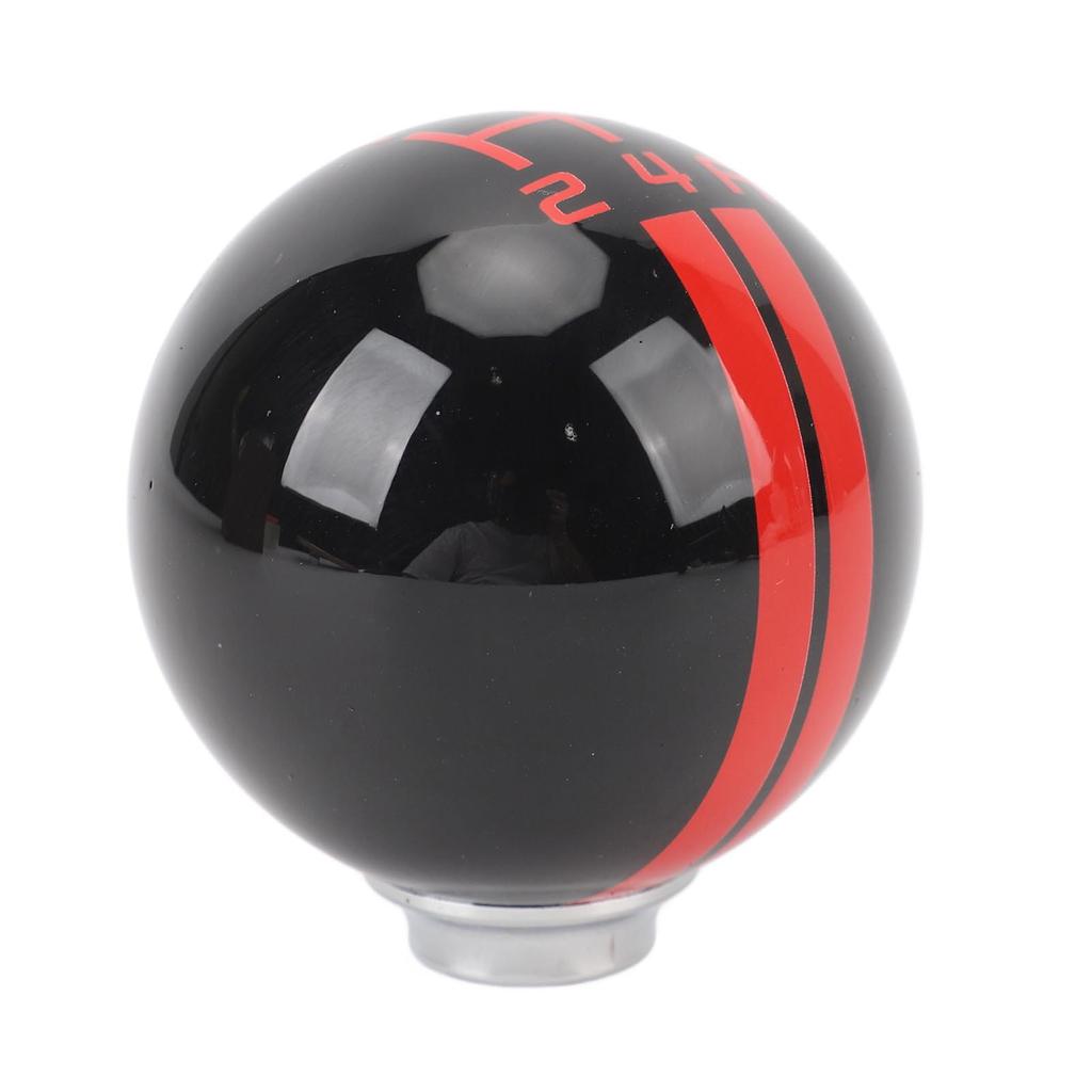 5 Speed Shift Knob Round Ball Manual Shift Knob with 3 Adapters for Mustang 1967‑2018