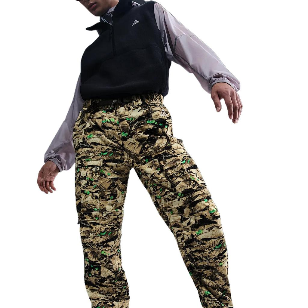 Nike Swoosh ACG Smith Summit Cargo Pants Men's Beige Yellow HQ0200-297