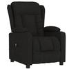 VidaXL Fauteuil inclinable électrique Noir Tissu 3098779