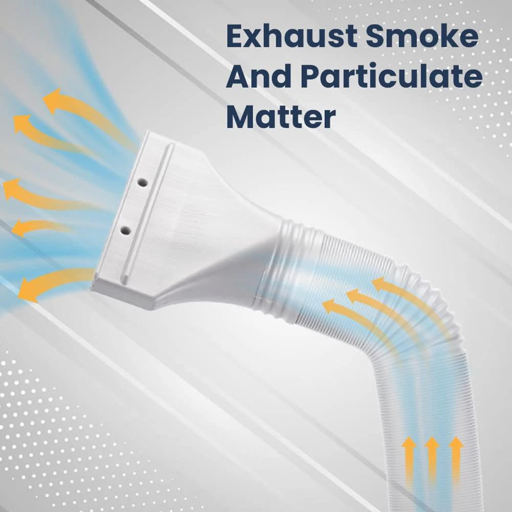 1 szt. Przenośny Klimatyzator Rura Wydechowa Okienna Wąż Złącze Płaska Dysza Uniwersalny Płaski Adapter Węża