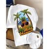 Aloha Hawaii Pineapple Print Men'S Casual T-Shirt, Versatile Short Sleeve, Men'S Top, Outfit In