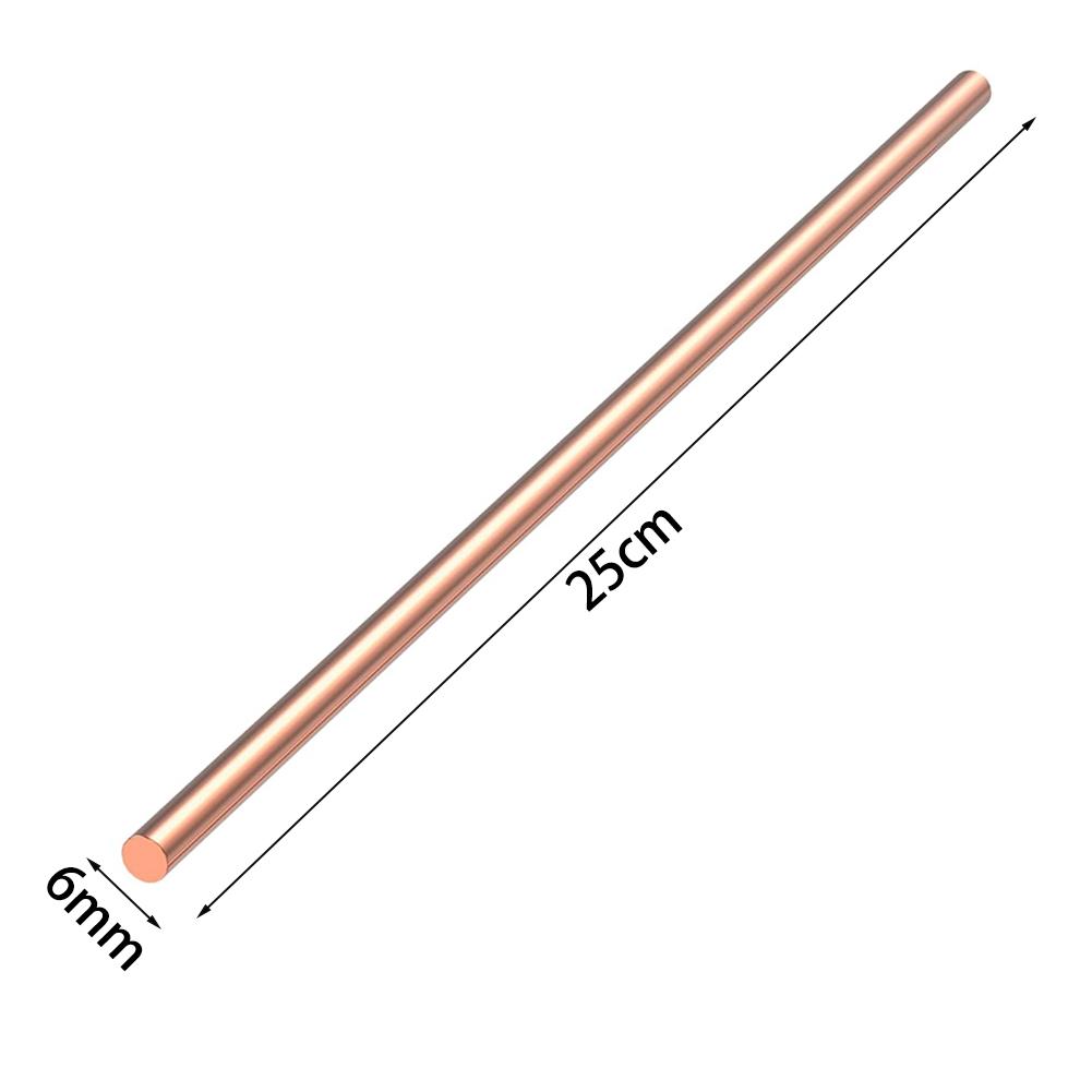 Copper Innovation High Purity Bars Measuring D=6 Mm & L=250 Cm Crafted For Exceptional Performance In Projects