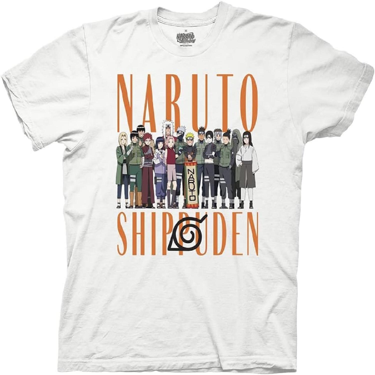Ripple Junction Naruto Shippuden Hidden Leaf Teams Adult T-Shirt S