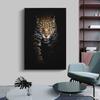 Moderna leoparder Nordisk affisch och tryck Canvasmålning Vilda djur Väggkonst Dekorativ bild för vardagsrum Heminredning