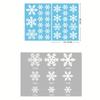 Snowflake Electrostatic Snowflake Sticker Anti-collision Reusable Snowflake Window Sticker PVC Xmas Glass Sticker Home Decals