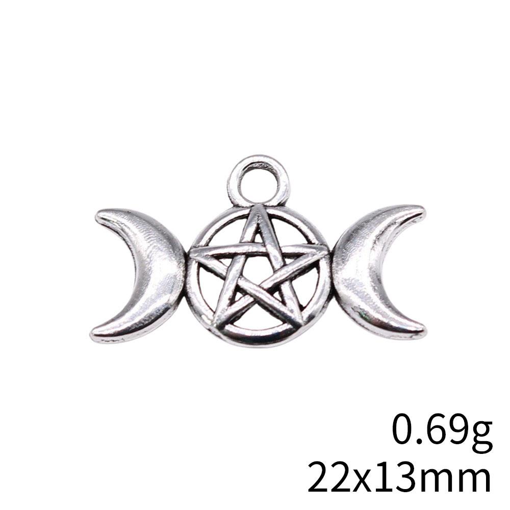 Sun Charm Moon Star Pendant Alloy Charms For Celestial Space Theme DIY Bracelet Necklace Jewelry Making Supplies For