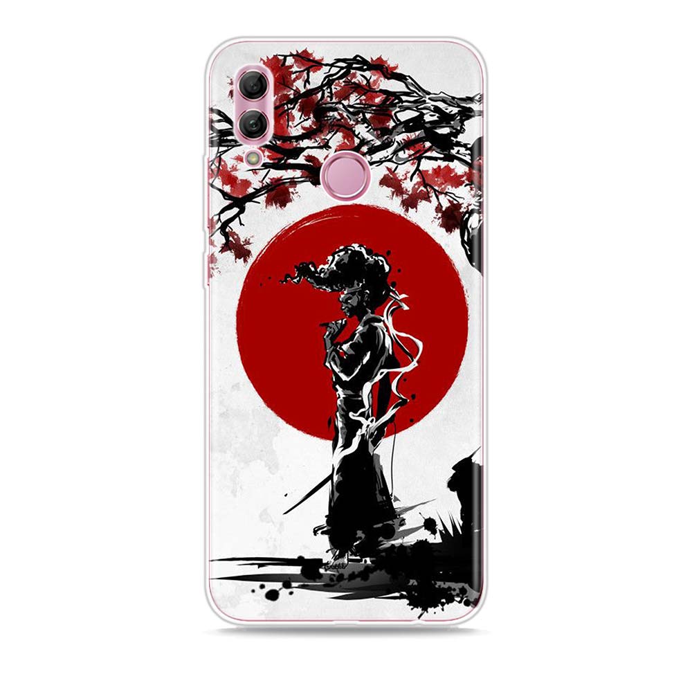 Japanese Red Sun Anime Silicone Cover For Honor 30 30S 30i 9 10 9A 9C 9S 9N 10i 10X 9X Lite Pro 5G Phone Case