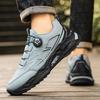 Men's breathable soft-soled casual sports shoes summer new rotating shoelaces running shoes soft-soled non-slip student sneakers