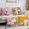 Cartoon Funny K-LOLA Cushion Cover Comfortable Soft Pillow Case for Sofa Living Room Home C-CHARLIE AND Decor Protective Covers