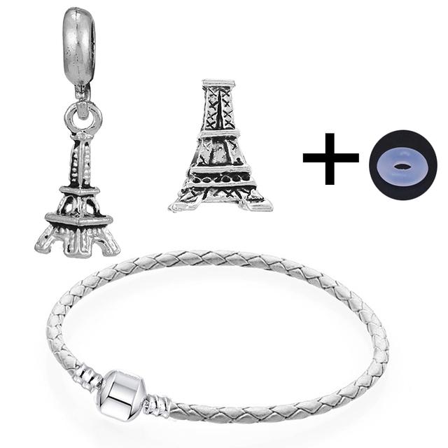 

Серебряный цвет, подвеска «Лучший друг», бусины и кулон в форме сердца с подвеской, кожаный браслет для женщин, ювелирные изделия для вечеринок, дропшиппинг 21cm