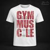 Gym Muscle T Shirt Black or White Unisex Workout Fitness Bodybuilding Tee 2