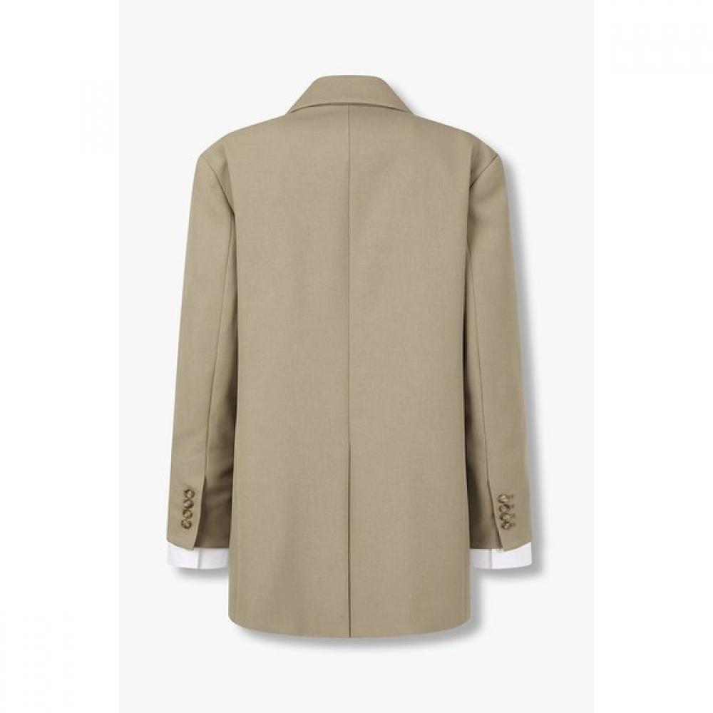 Studio Tomboy Sleeve Layered Patch Jacket 9106312102ar