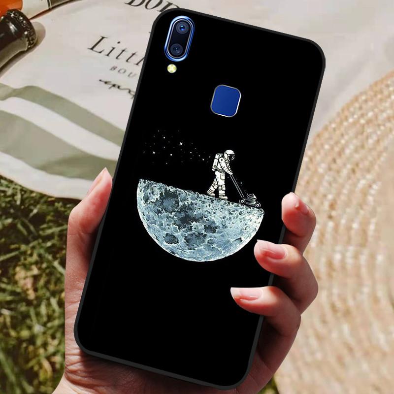 For Coque Vivo Y93 Lite Case Silicone Cartoon Painted Soft TPU Back Cover For Vivo Y91 Y95 Y93 Lite Case Y 91 Phone Cases Capas