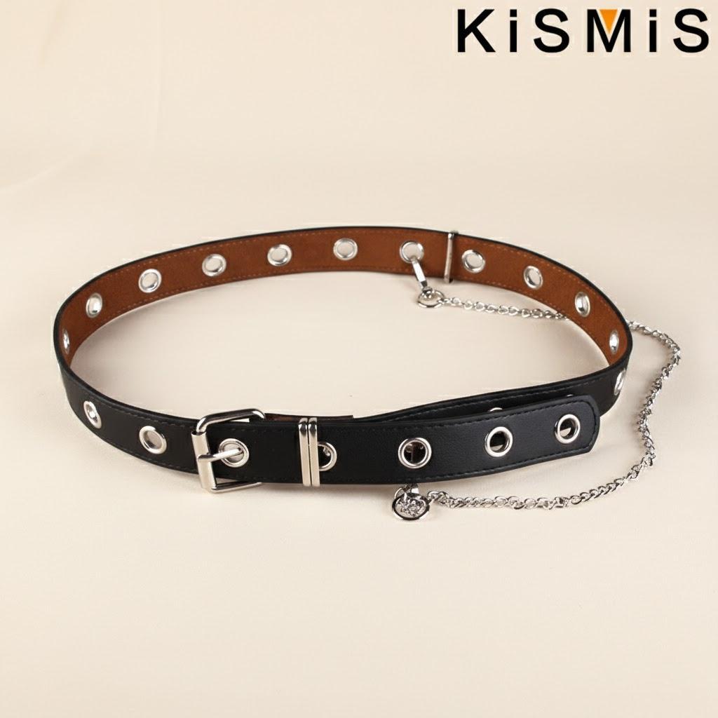 

Punk Hip-Hop Chain Belt Hollow Waist Strap Casual Retro Alloy Clothing Accessory for Women Jeans чёрный