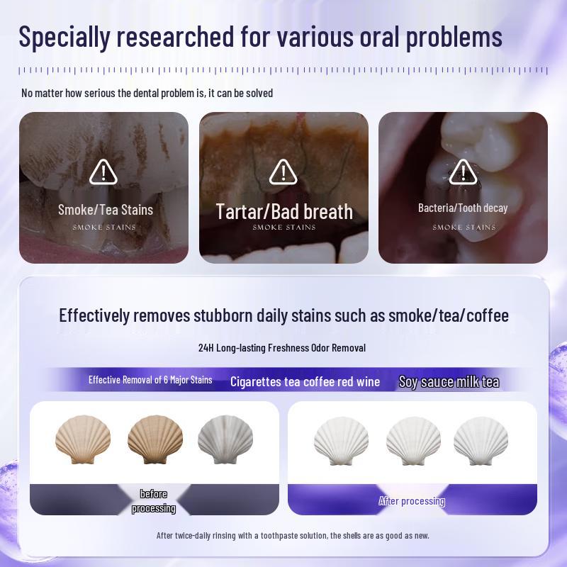 Ailangena Aufhellende & Fleckenentfernende Fluoridfreie Zahnpasta