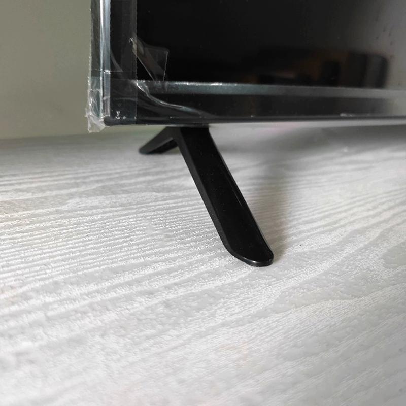 Base Bracket Stand Legs Tabletop For Tv Stand Legs 50 55 Inch Tv Stand With 4 Screws Tv Substitute Pedestal Feet Black