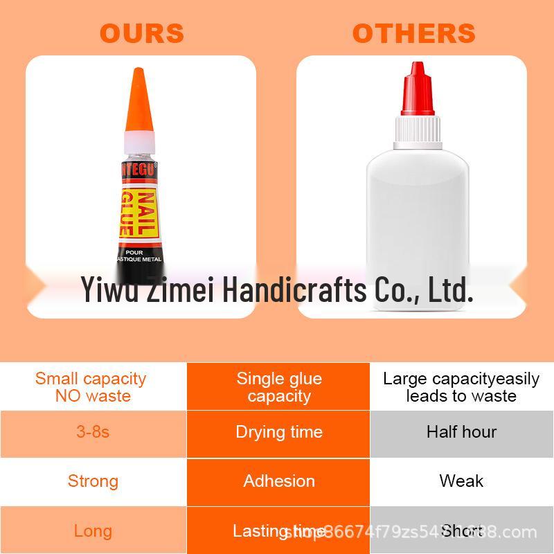 

Nail Art Super Strong Quick-Dry Rhinestone Adhesive for False Nails