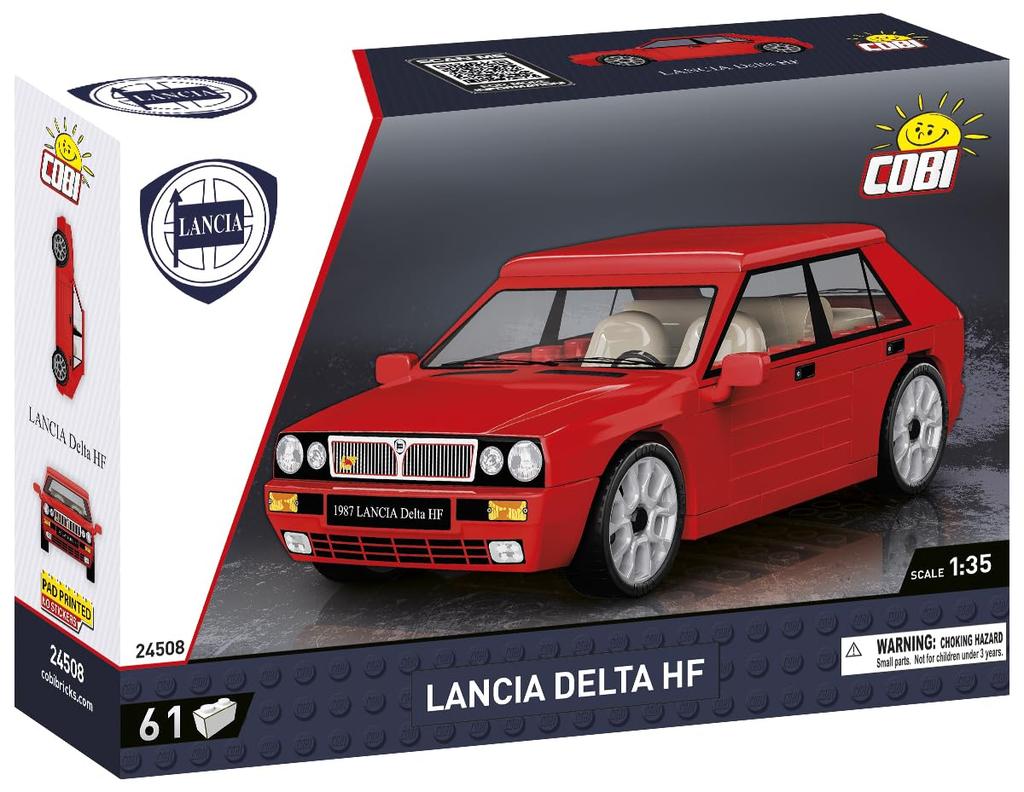 COBI Block Lancia Delta HF 135 Scale Red 61-Piece Set 24508 [MADE IN EU] Authentic