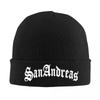 Sherm Head GTA Sanandreas Logo Warm Knitted Cap Hip Hop Bonnet Hat Autumn Winter Outdoor Beanies Hats for Men Women Adult