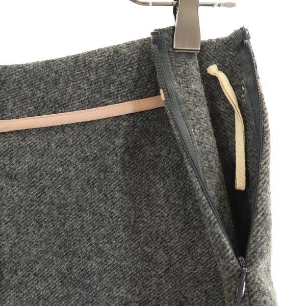 MARNI Made in Italy Wool Blend Mini skirt 40 gray Women Used