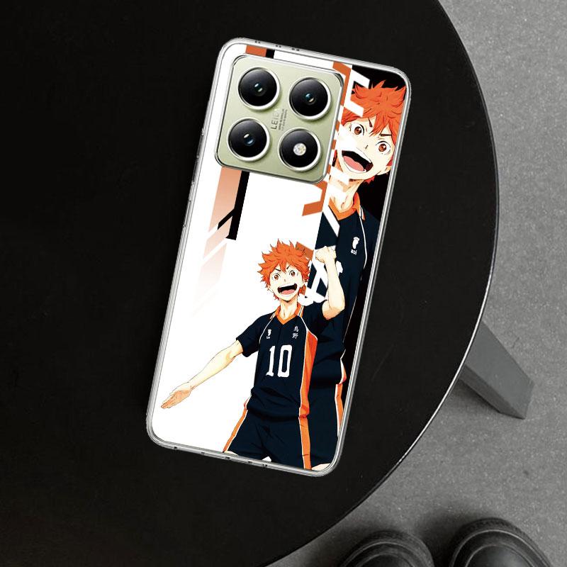 Anime Haikyuu School Volleyball Phone Case Cover for Xiaomi Redmi Note 15 14 13 12 11 Pro Plus 14S 12S 11S 11T 11E 10S 10 Custom