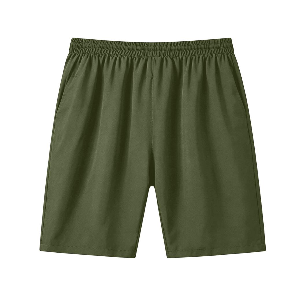 Men's Quick Dry Athletic Shorts with Elastic Waistband and Adjustable Drawstring Lightweight Breathable Fabric for Running Gym Workout