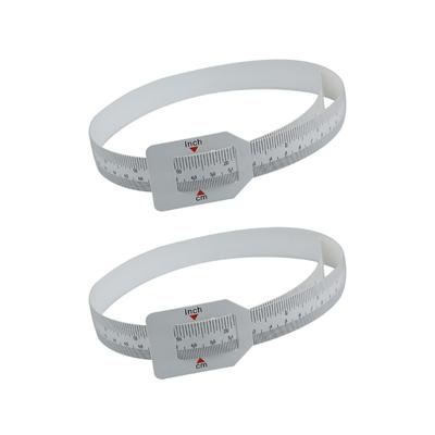2pcs Plastic Child Head Circumference Measuring Tapes Double Cm/inch Scale For Accurate Infant Arm & Head Measurement