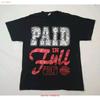 Vintage Rap T Shirt Adult Large Black Y2k Paid In Full Hip Hop Urban Streetwear Vintage Comfortable Stylish Slightly