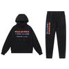 Streetwear Hooded Sweatshirt Set Loose Fit Embroidery Winter Casual Top Youth