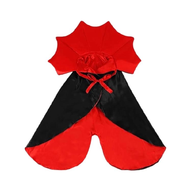 Pet Halloween Vampires Dog Cloak Costume with Adjustable Necktie Pet Capes Festival Capes For Dog Cats Holiday Celebration