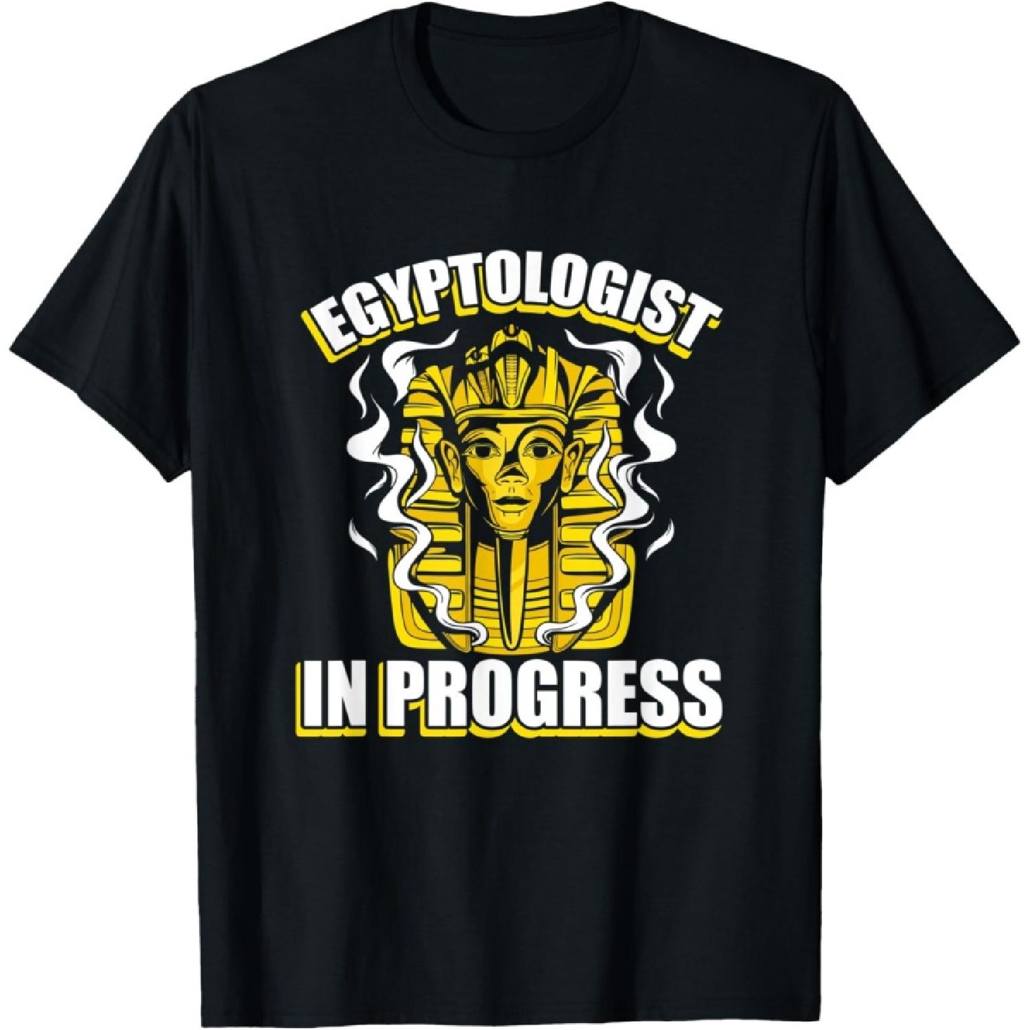 Egyptologist In Progress Egypt Archaeology Egyptology T-Shirt S