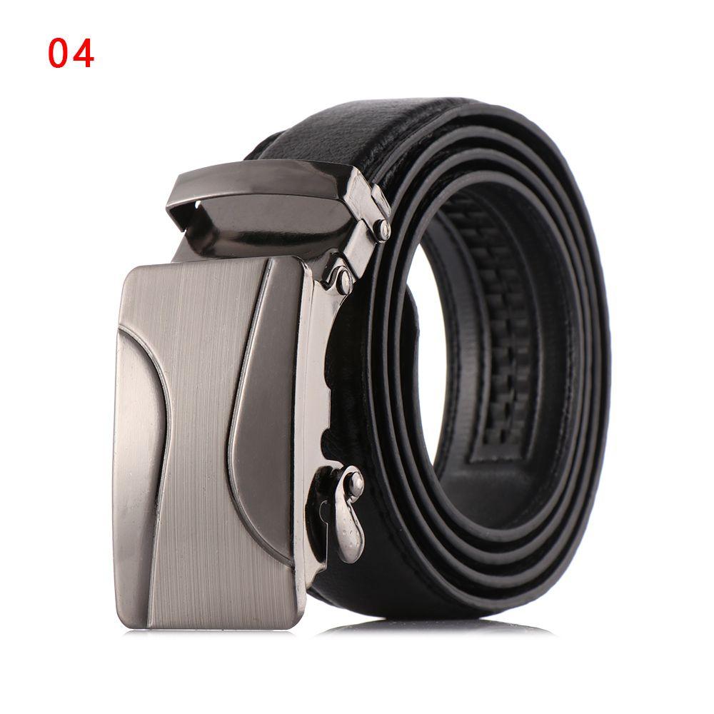 Luxury Strap High-Quality Waist Belts Automatic Buckle Ratchet Waistband Leather Belts