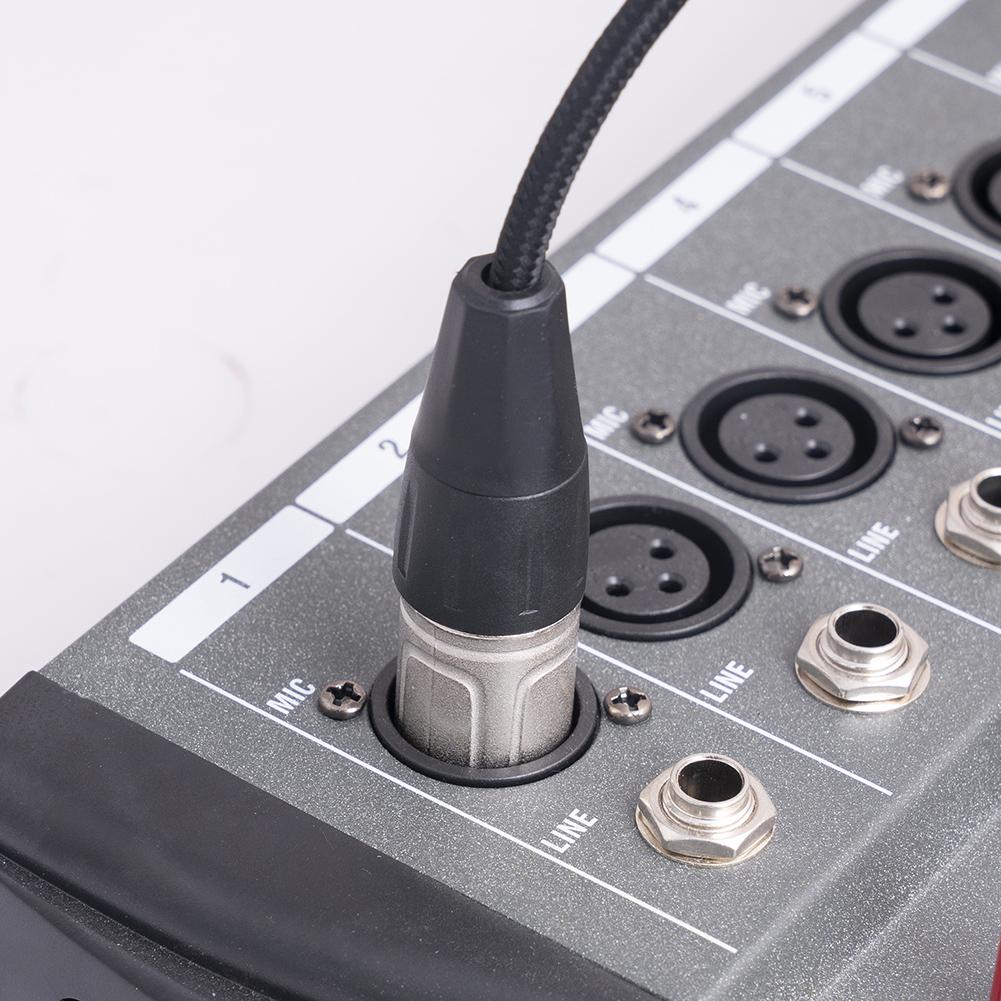 3.5mm Female To XLR Male Interconnect Cable Female To 3 Pin XLR Male Cable for Microphone