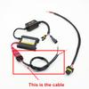 Rockeybright 2pc 12V 35W 55W HID Conversion Kit Light Bulb Wire Harness Power Plug Cord H3 H8 H9 H10 H11 880 881 Power Connector