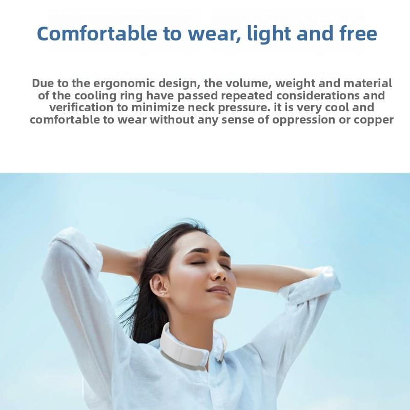 Cooling Neck Wrap for Summer – Reusable Ice Collar with Gel Pads for Heat Relief & Outdoor Comfort