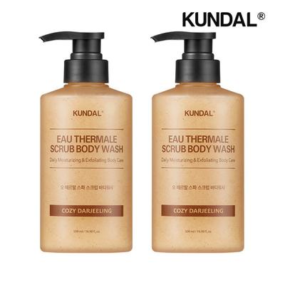 Eau Thermale Spa Scrub Body Wash Cozy Dazzling 500ml X2