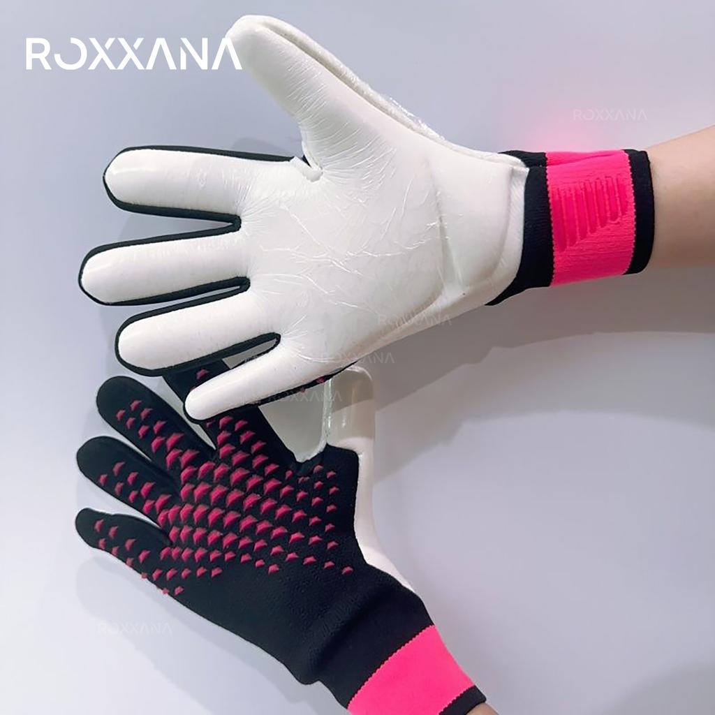ROXXANA Fußball-Torwarthandschuhe für Erwachsene und Kinder, atmungsaktiv, rutschfest, Sporthandschuhe, Trainings- und Spielhandschuhe mit Handgelenkschutz